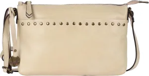 Genuine Italian Leather Boho Studded Crossbody Shoulder Bag - Stylish, Durable, & Perfect for Everyday Use for women