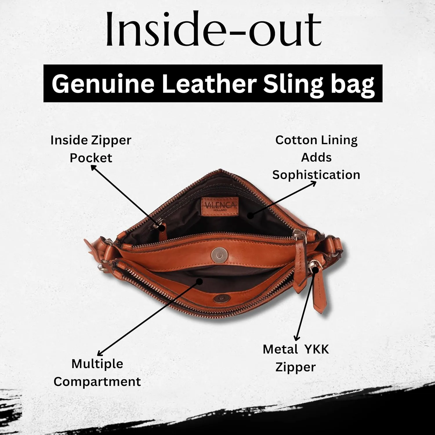 Genuine Italian Leather Boho Studded Crossbody Shoulder Bag - Stylish, Durable, & Perfect for Everyday Use for women