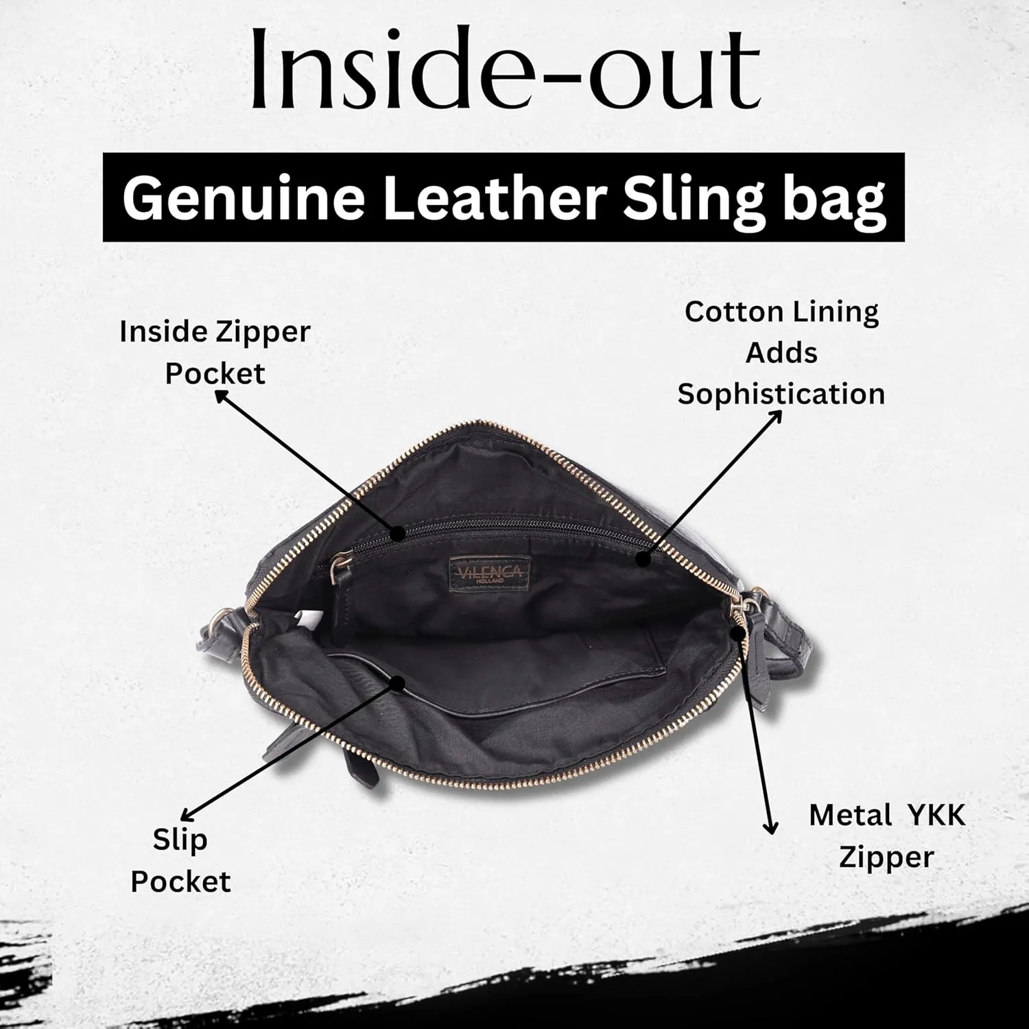 Genuine Italian Leather Boho Studded Shoulder Sling Bag - Stylish, Durable, & Perfect for Everyday Use for women