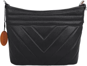 Genuine Leather Tote Bag for Women, Casual Leather Chain Armpit and Spacious Shoulder Bag