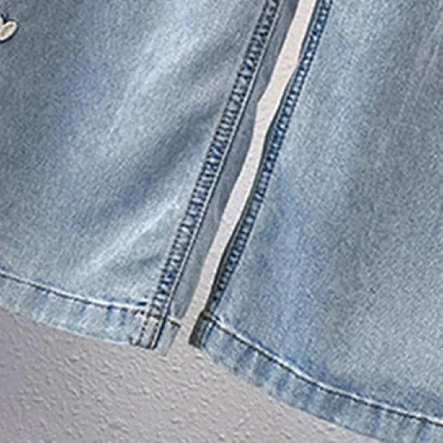 Girls Wide Leg Jeans Baggy Heart Embroidery Elastic High Waist Denim Pants Vintage Y2k Streetwear Aesthetic Teen Clothes 4-14