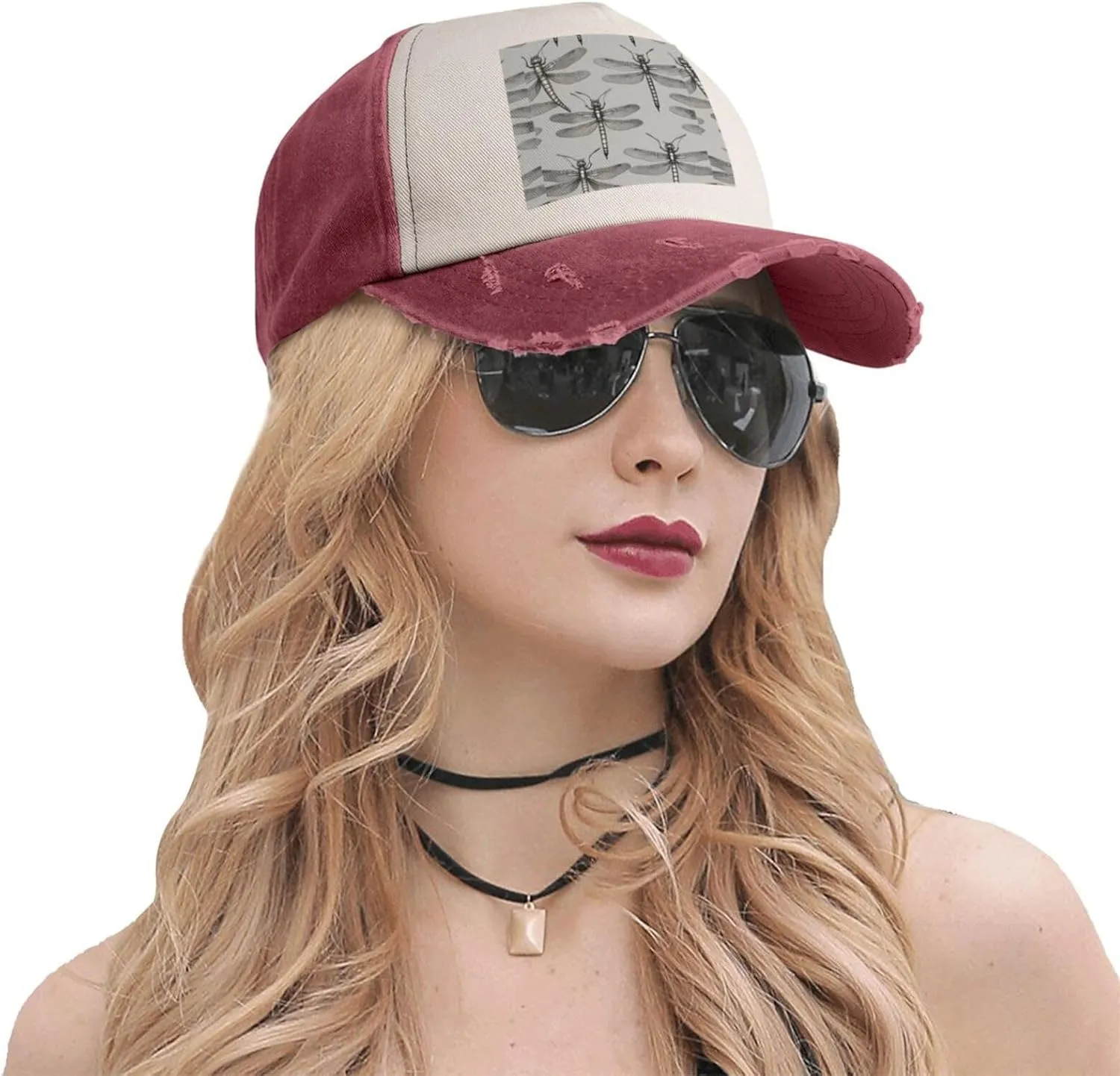 Greece Map Stylish Sports Hat in Denim,Adjustable, Breathable,for Daily Wear and Outdoor Activities