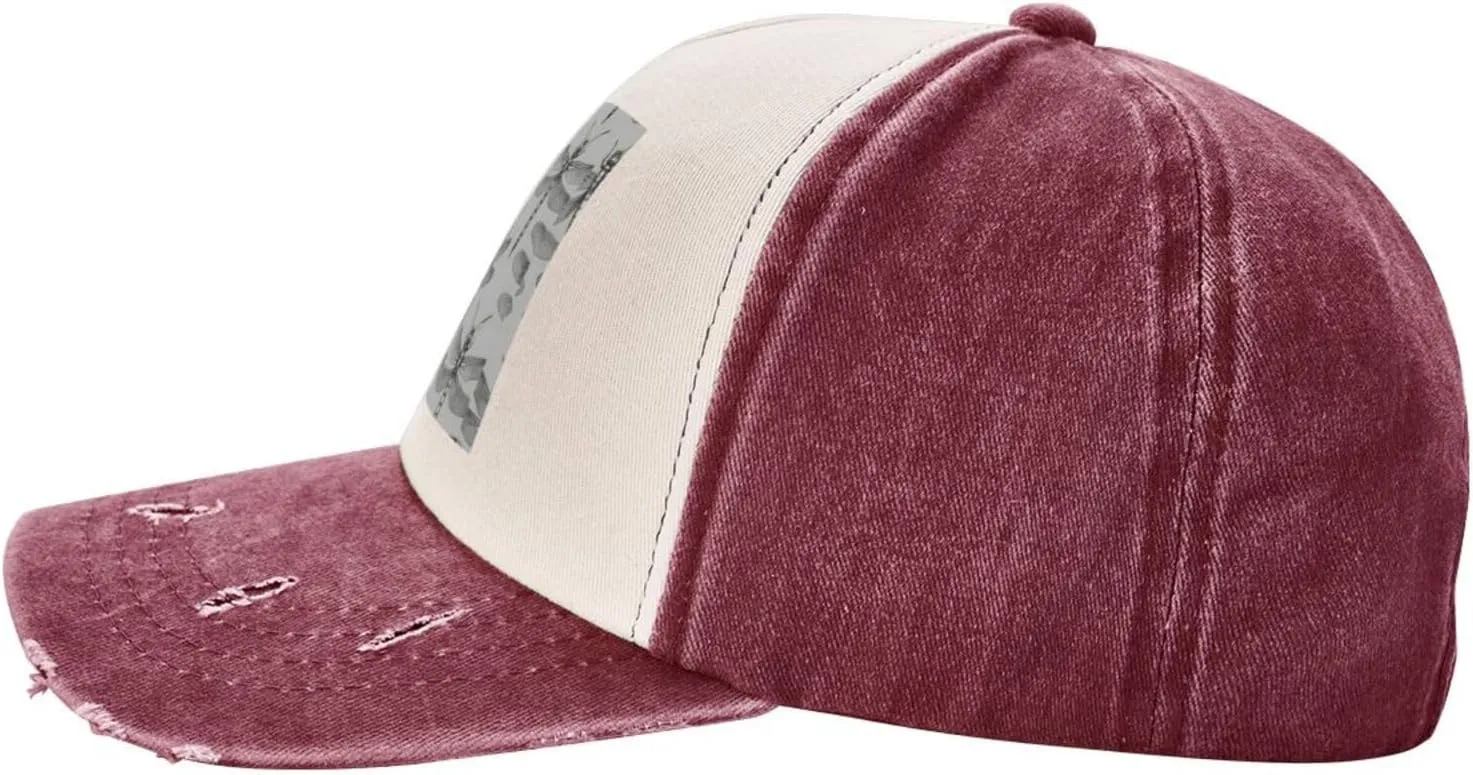 Greece Map Stylish Sports Hat in Denim,Adjustable, Breathable,for Daily Wear and Outdoor Activities