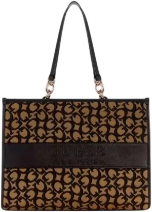 GUESS Factory Women's Myrtille Jacquard Logo Tote