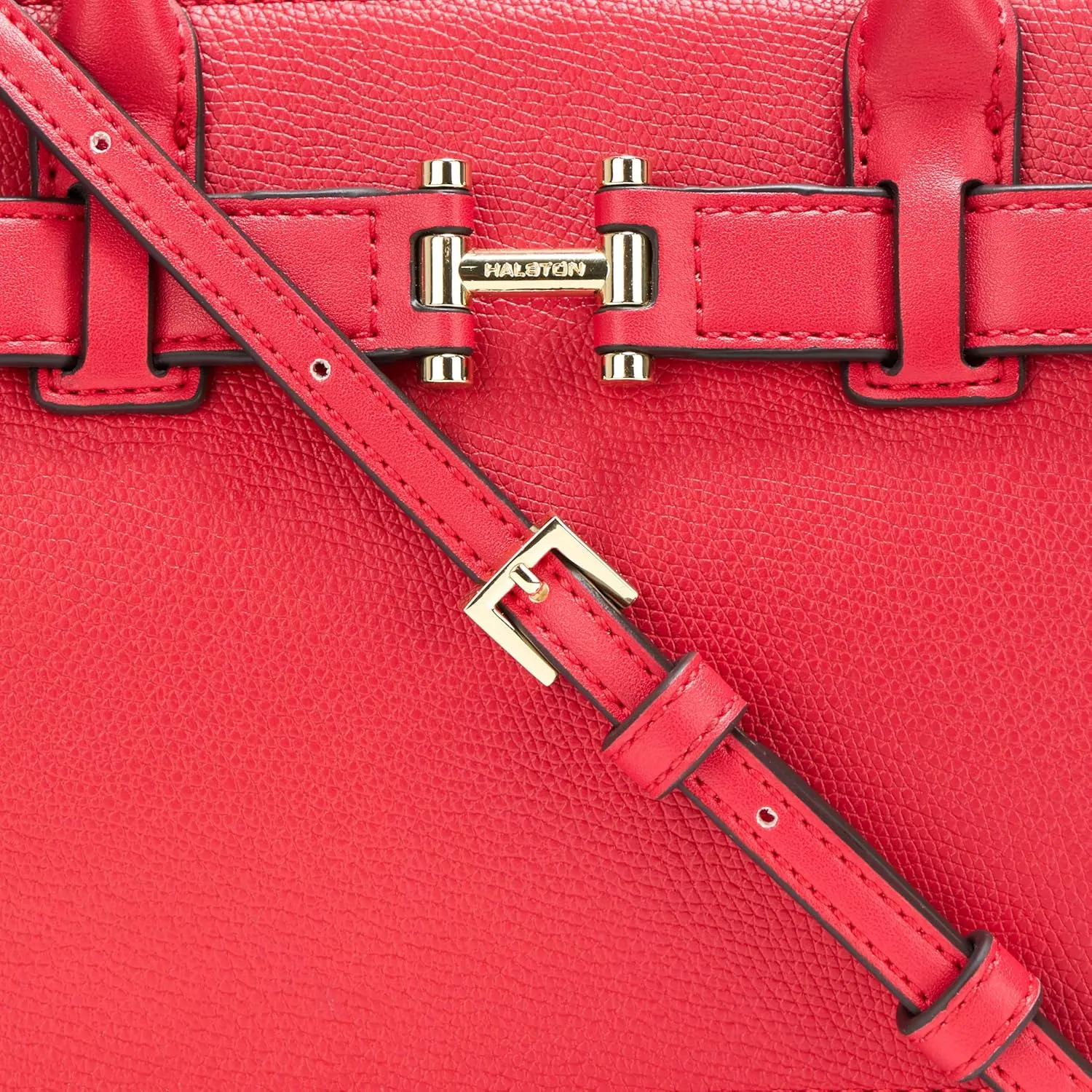 Halston Jerry Signature Logo Top Zip Crossbody