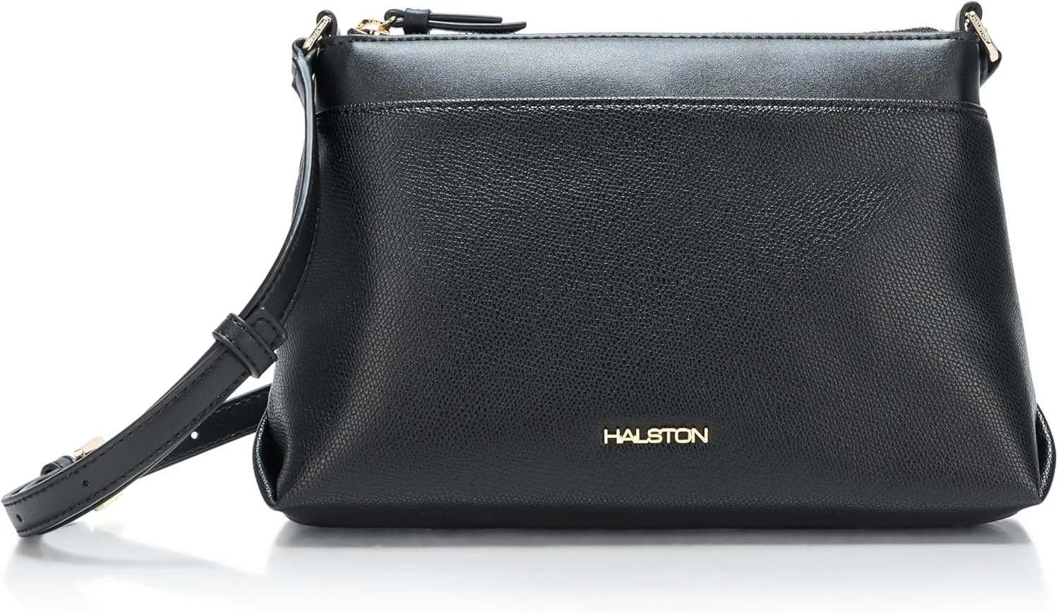 Halston Rosie Signature Logo Top Zip Crossbody
