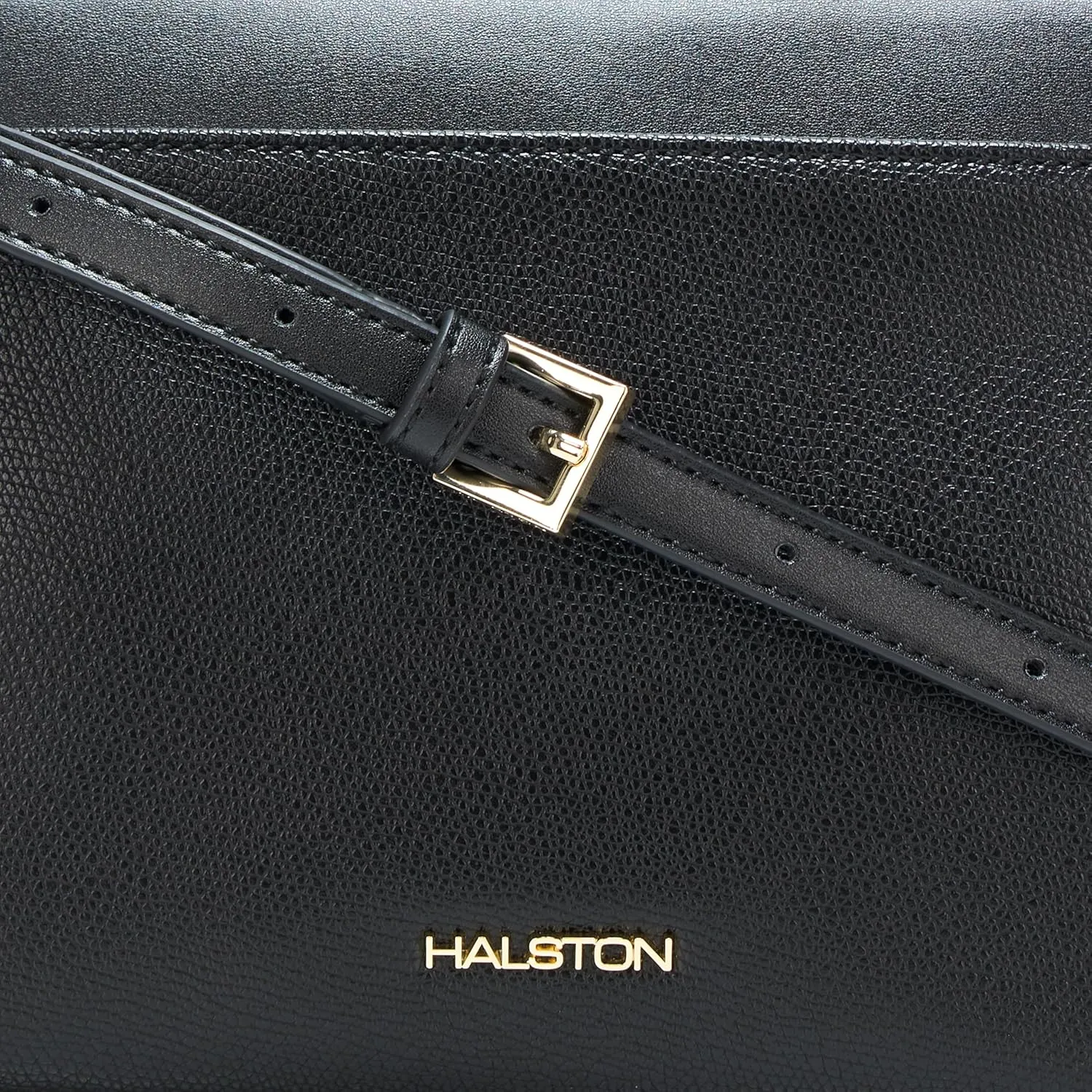 Halston Rosie Signature Logo Top Zip Crossbody