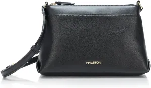 Halston Rosie Signature Logo Top Zip Crossbody