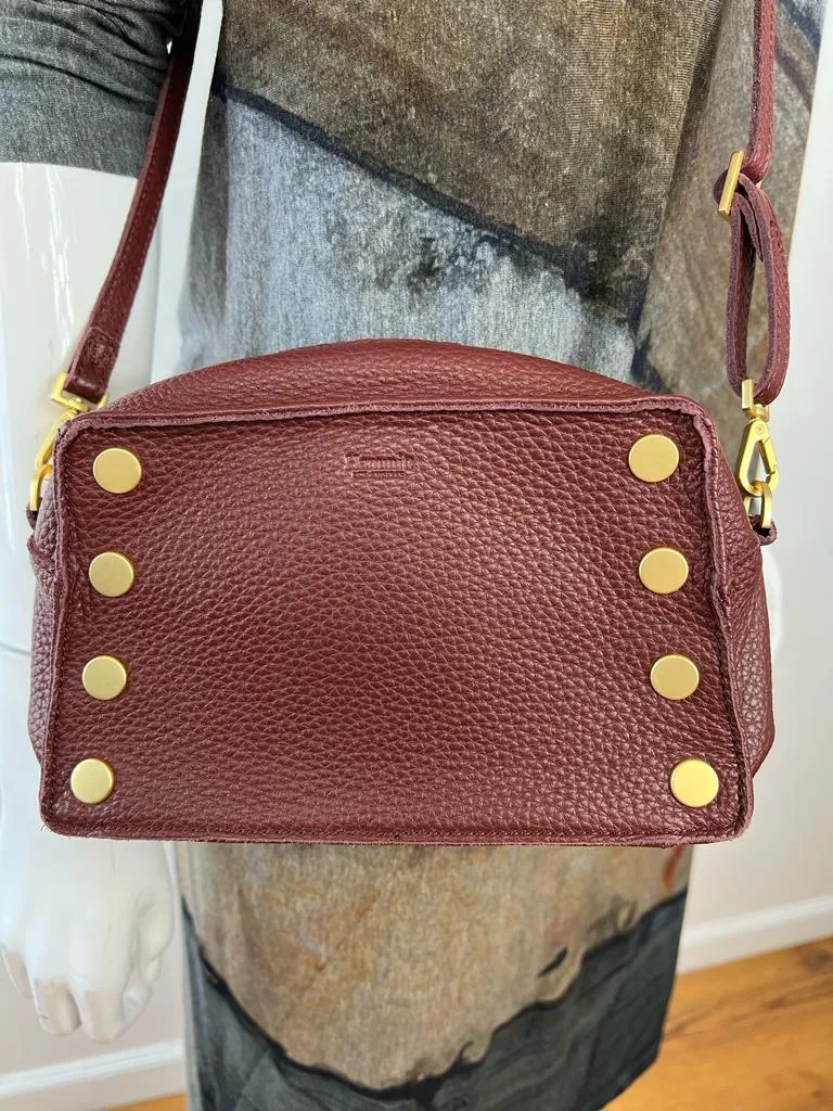 HAMMITT STUDDED LEATHER CROSSBODY BAG