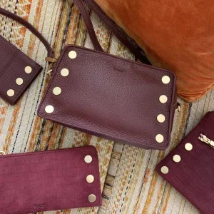 HAMMITT STUDDED LEATHER CROSSBODY BAG