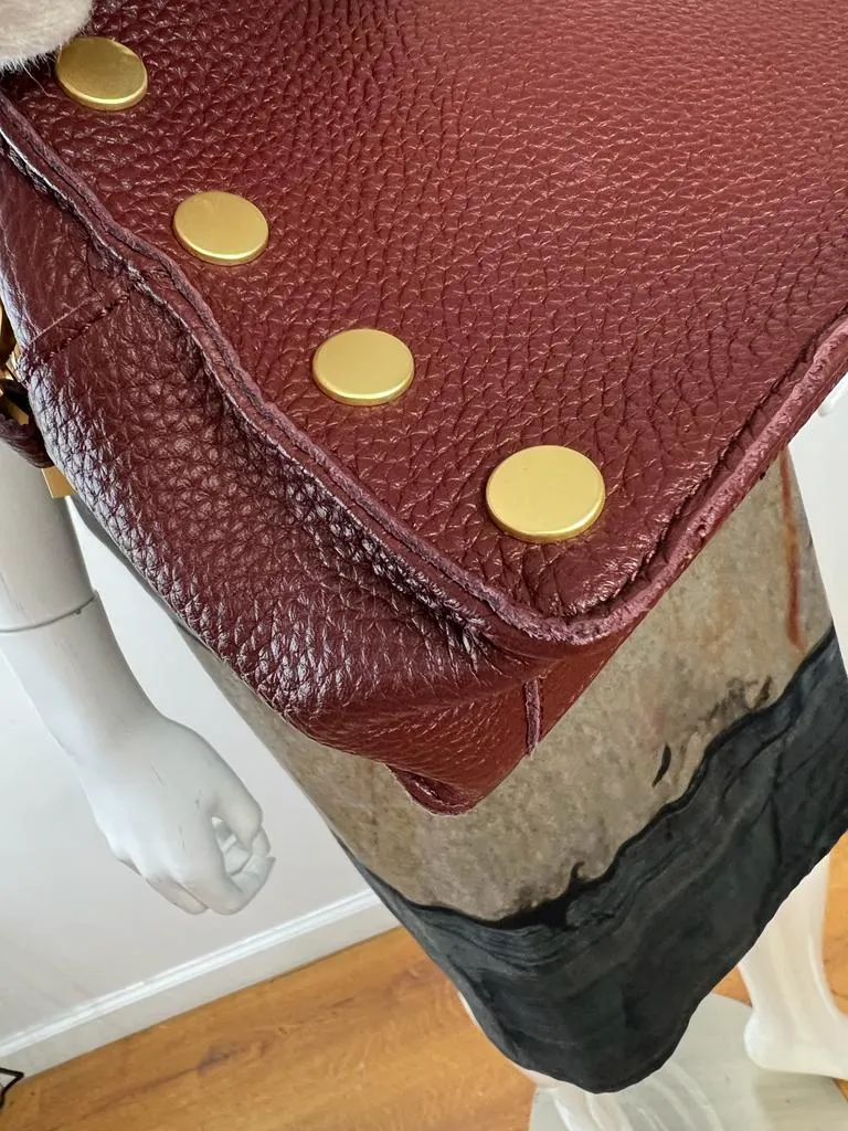 HAMMITT STUDDED LEATHER CROSSBODY BAG