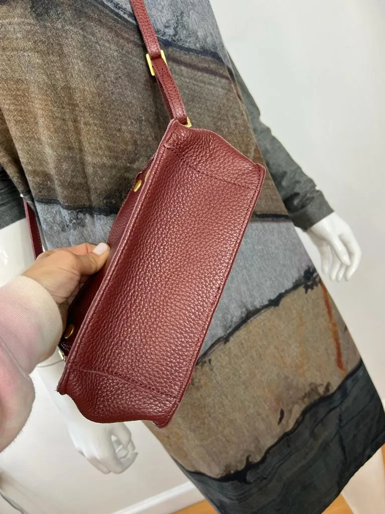 HAMMITT STUDDED LEATHER CROSSBODY BAG