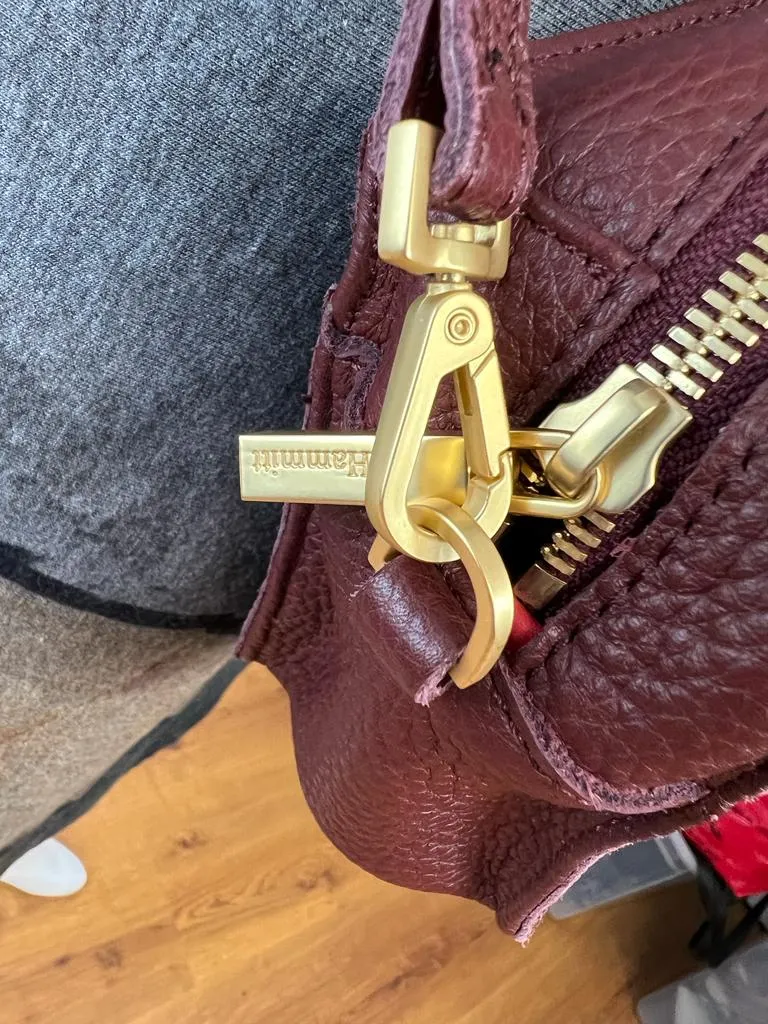 HAMMITT STUDDED LEATHER CROSSBODY BAG