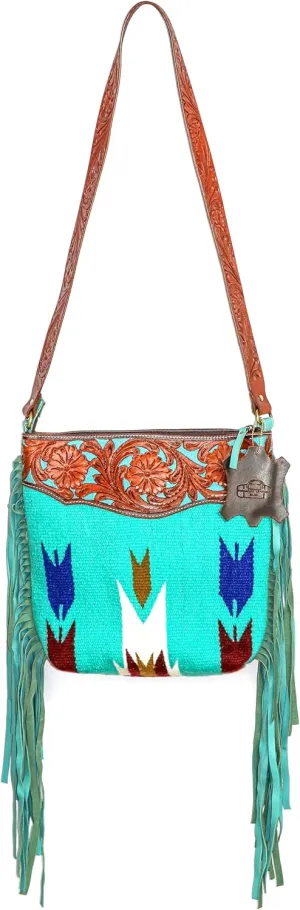 Handmade Cross Body Designer Bag for Women Crossbody Ladies woven Trendy Handbags Rug Bag Gift for Her