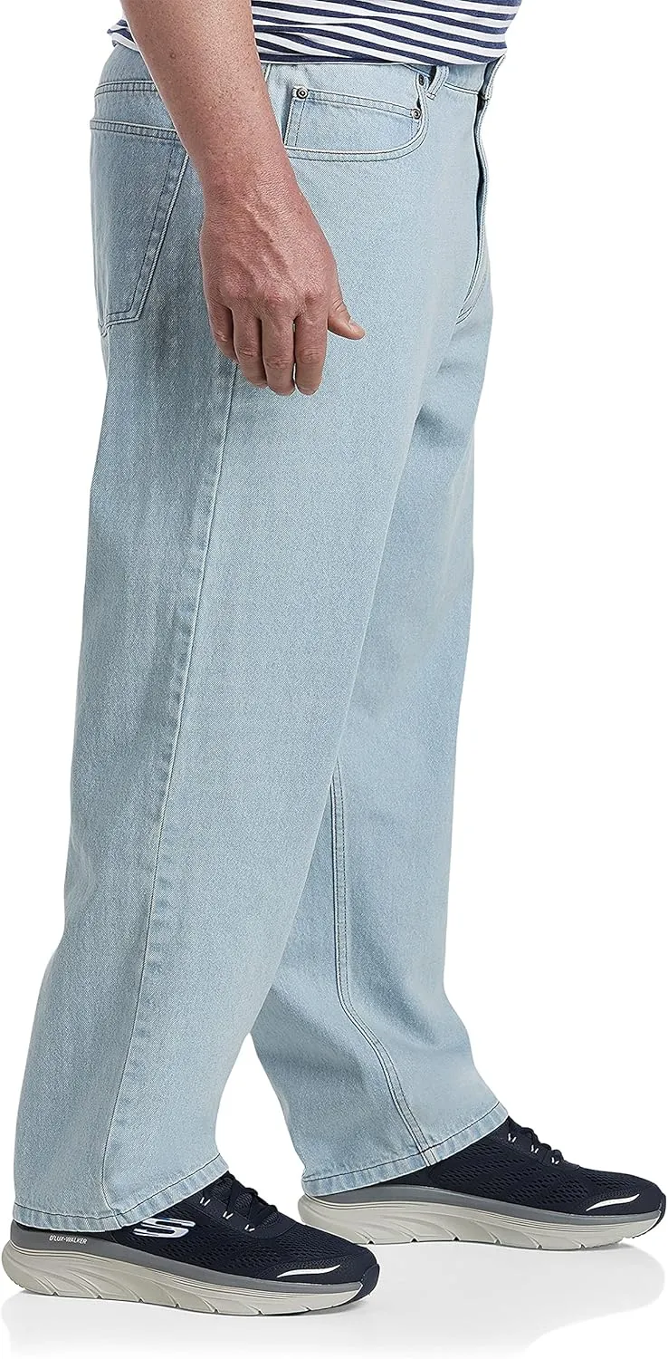 Harbor Bay by DXL Big and Tall Rugged Loose-Fit Jeans