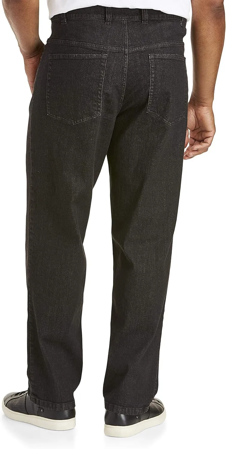 Harbor Bay by DXL Big and Tall Rugged Loose-Fit Jeans