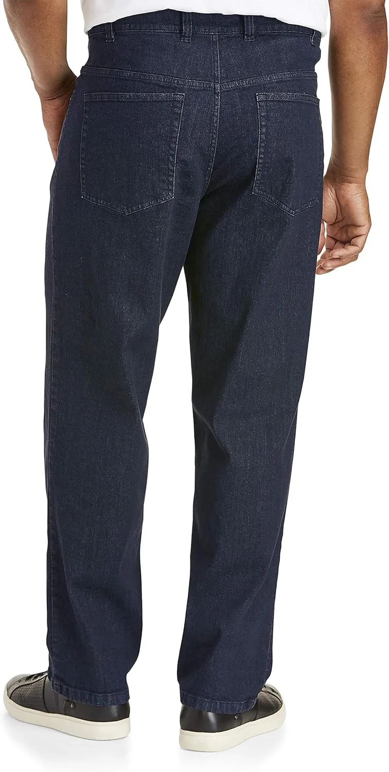 Harbor Bay by DXL Big and Tall Rugged Loose-Fit Jeans