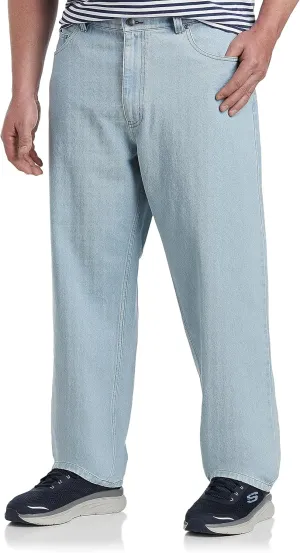 Harbor Bay by DXL Big and Tall Rugged Loose-Fit Jeans