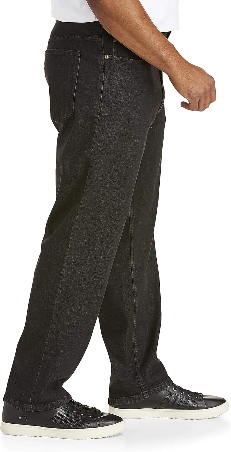 Harbor Bay by DXL Big and Tall Rugged Loose-Fit Jeans