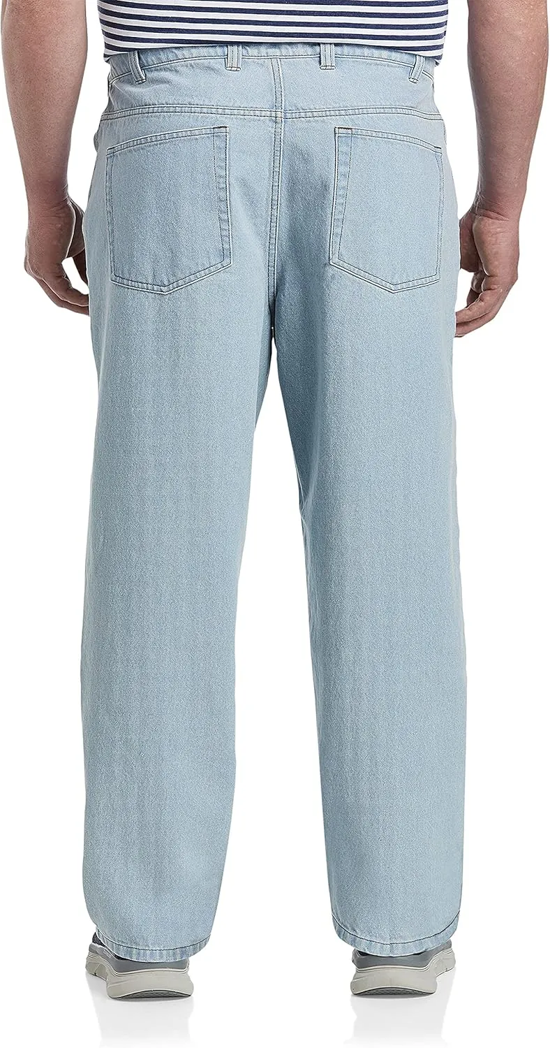 Harbor Bay by DXL Big and Tall Rugged Loose-Fit Jeans