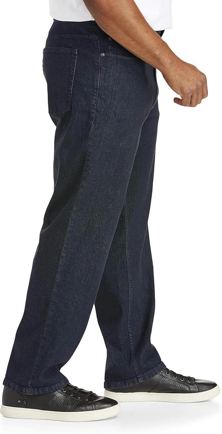 Harbor Bay by DXL Big and Tall Rugged Loose-Fit Jeans