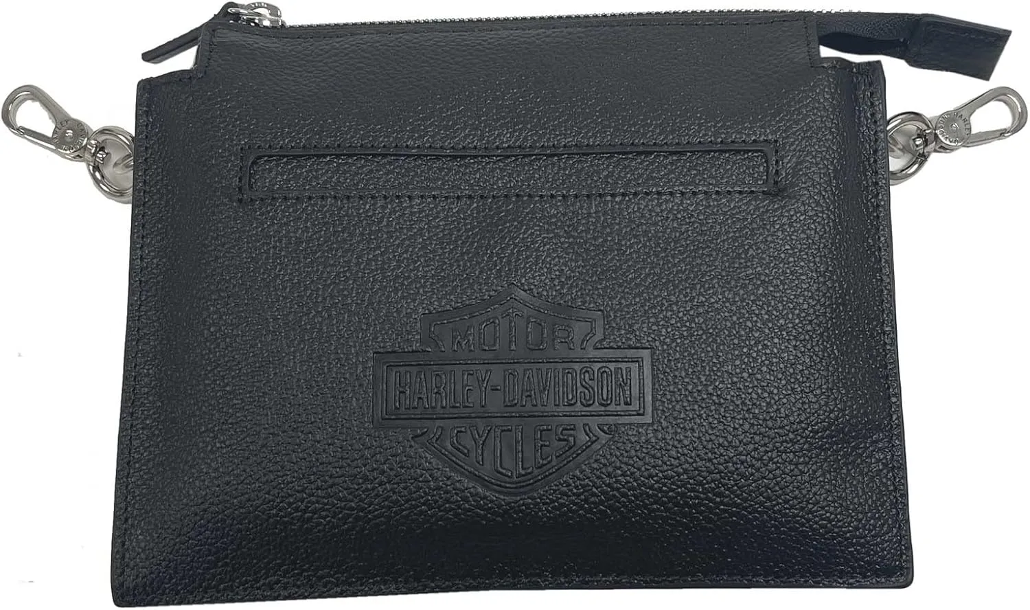 Harley-Davidson Women's Vixen Bar & Shield Leather Hip Bag w/Strap - Black