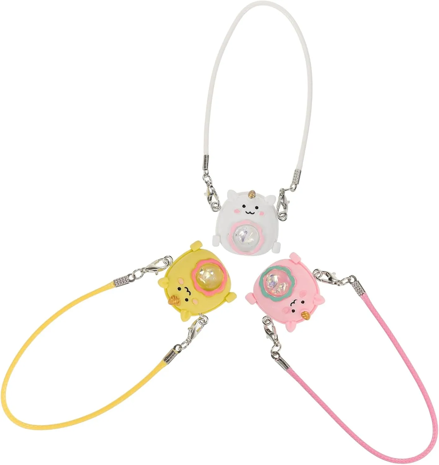 Hemoton Unicorn Mini Dollhouse Bag 3pcs Set Doll Decor Mini Crossbody Bag Dollhouse Decorative Accessories