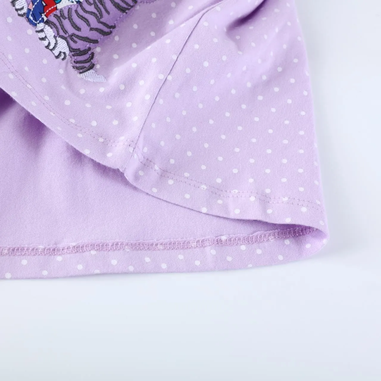 Hongshilian Toddler Girls Cotton Casual Dress Cartoon Print Short Sleeve Dress Girls Summer Sundress 2-7 Years