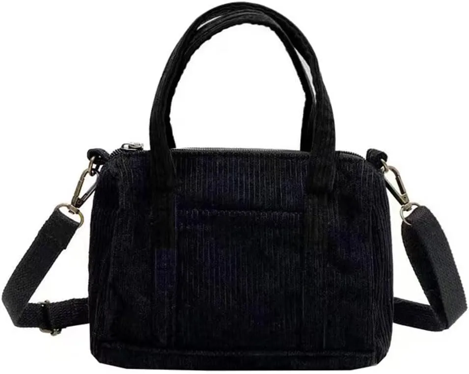 IAMUHI Mini Corduroy Crossbody Phone Purse Small Wallet Tote Bag Casual Shoulder Little Handbag for Women