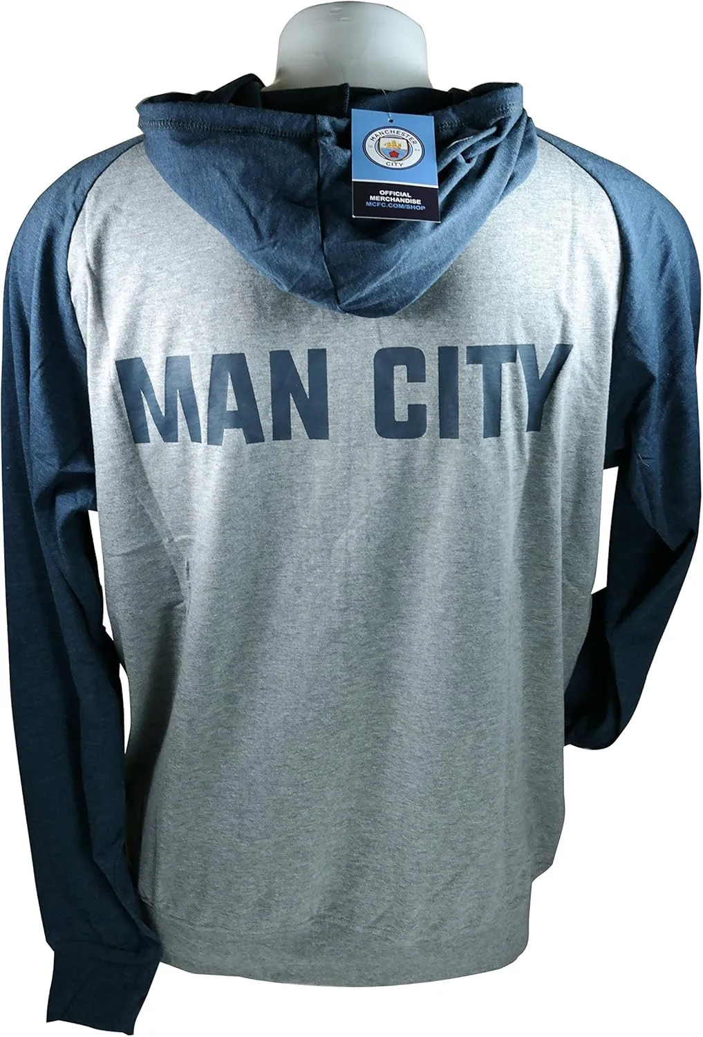Icon Sports Men Manchester City Summer Light Sweatshirt Officially Licensed Soccer Hoodie 006