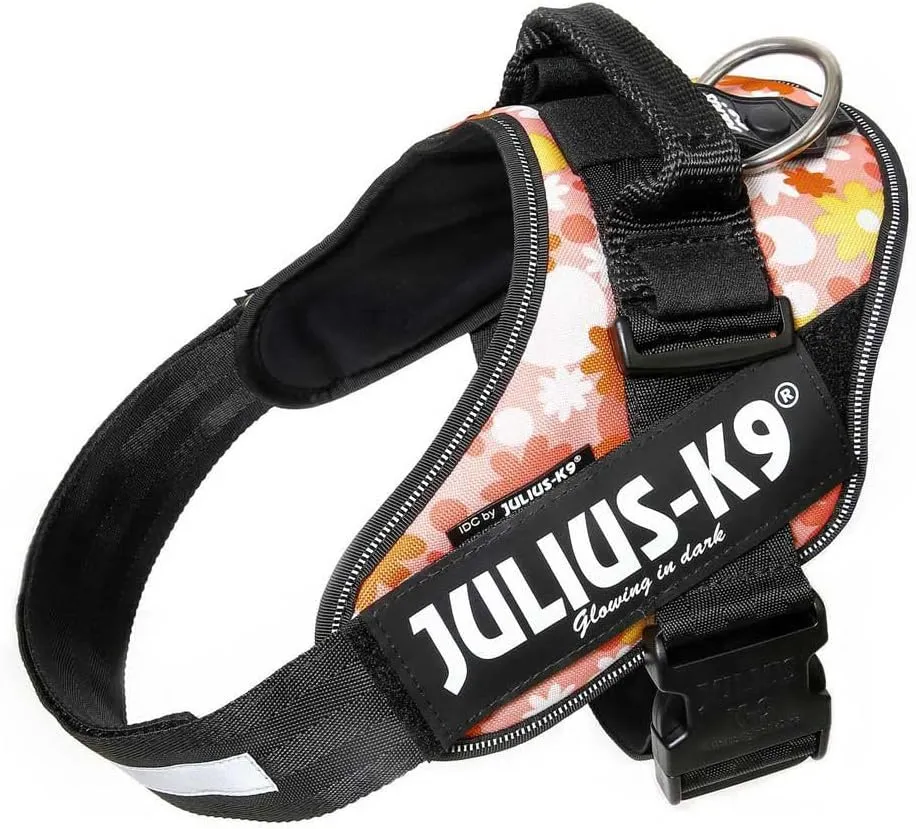 IDC Powerharness, Size: XL/2, Pink with flowers