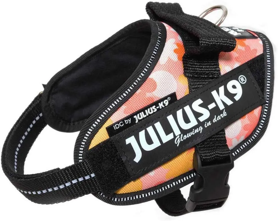 IDC Powerharness, Size: XL/2, Pink with flowers