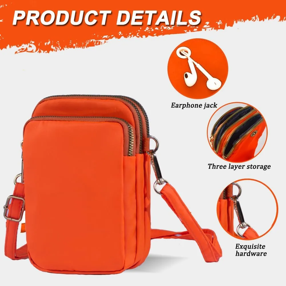 JANKS Small Crossbody Bag for Women Mini Cell Phone Bag Travel Pouch Wallet Purses Adjustable Over Shoulder Strap