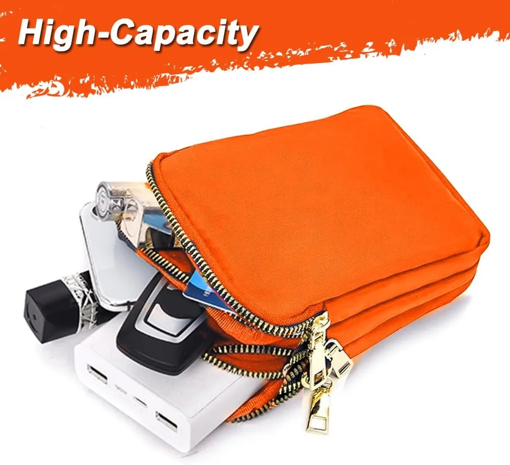 JANKS Small Crossbody Bag for Women Mini Cell Phone Bag Travel Pouch Wallet Purses Adjustable Over Shoulder Strap