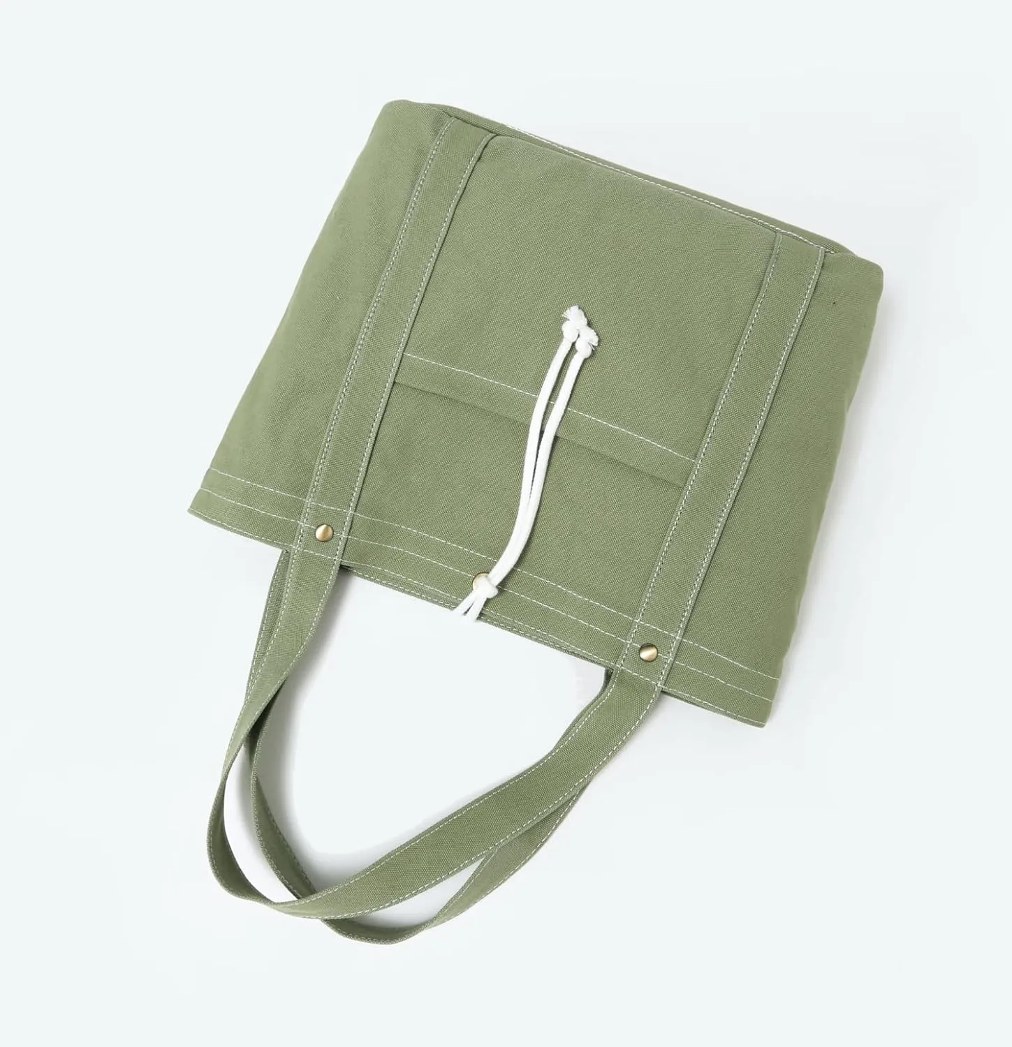 Jeelow Heavy Duty Canvas Travel Tote Handbag Shoulder Crossbody Bags Purse For Men & Women