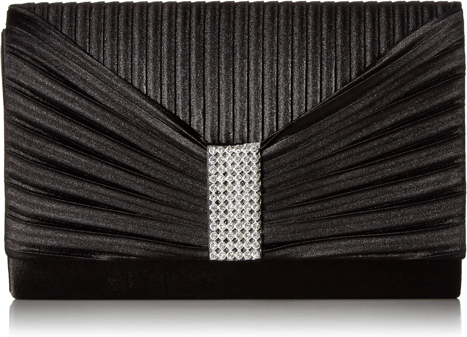 Jessica McClintock Alexis Pleated Flap with Rhinestones
