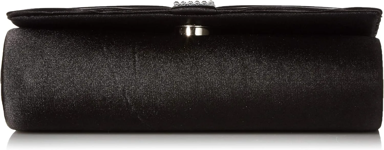 Jessica McClintock Alexis Pleated Flap with Rhinestones
