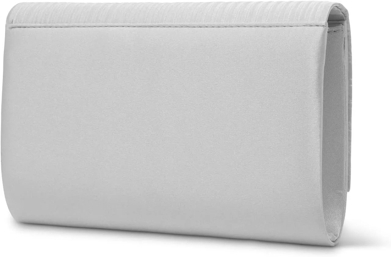 Jessica McClintock Alexis Pleated Flap with Rhinestones