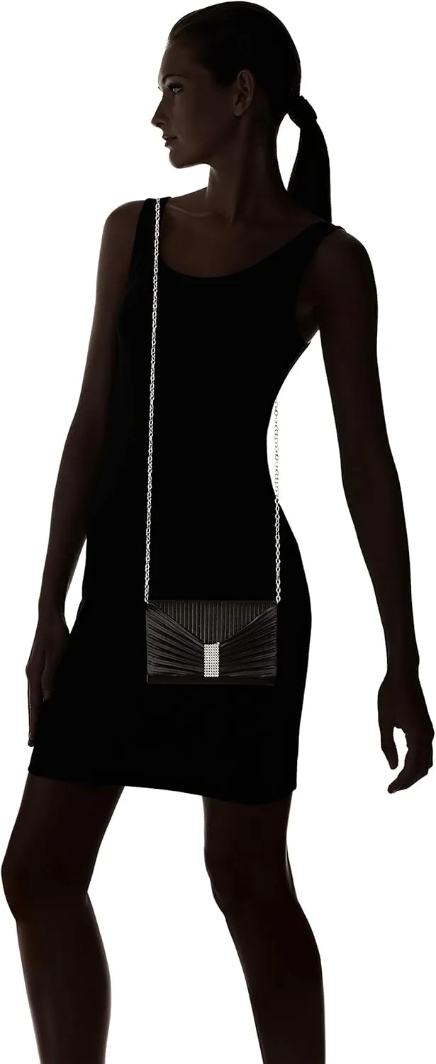 Jessica McClintock Alexis Pleated Flap with Rhinestones