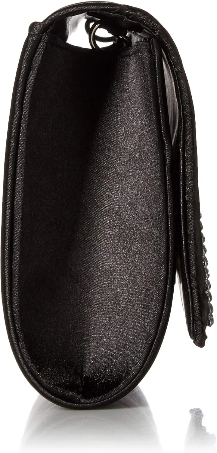 Jessica McClintock Alexis Pleated Flap with Rhinestones