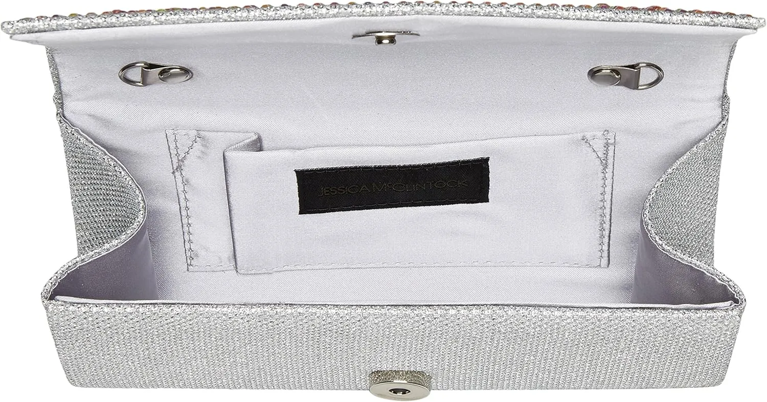 Jessica McClintock Chloe Sparkle Stones Evening Clutch