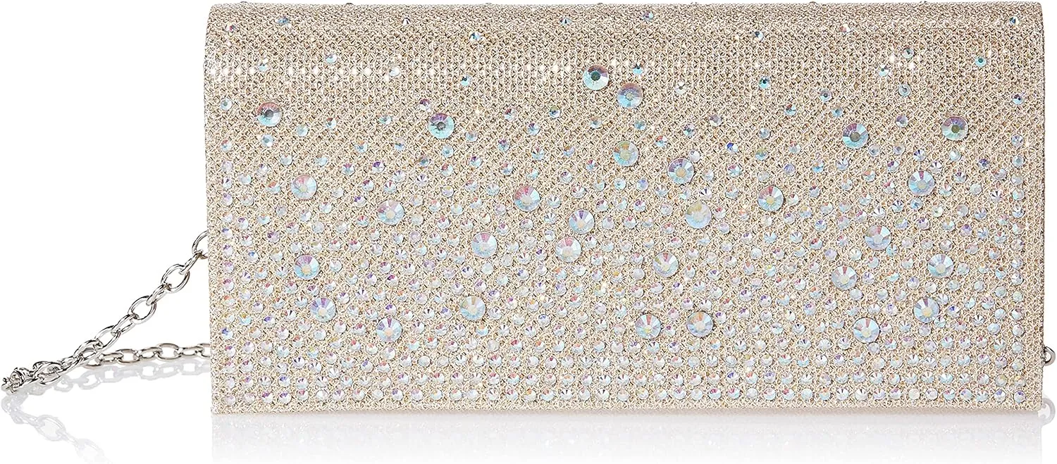 Jessica McClintock Chloe Sparkle Stones Evening Clutch