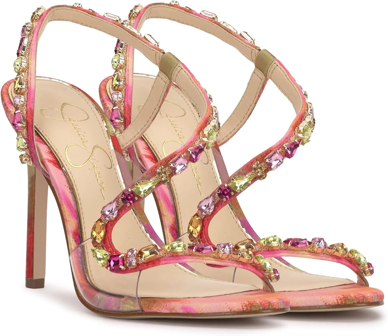 Jessica Simpson Women's Jaycin Embellished Heeled Sandal