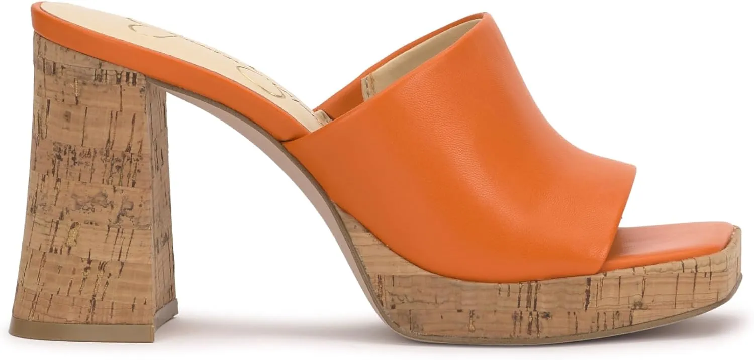 Jessica Simpson Womens Kashet Patent Block Heel Pumps