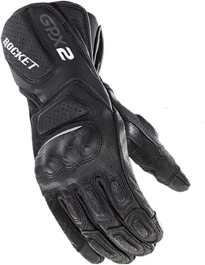 Joe Rocket GPX 2.0 Men's Street Motorcycle Gloves - Black/Black/Large