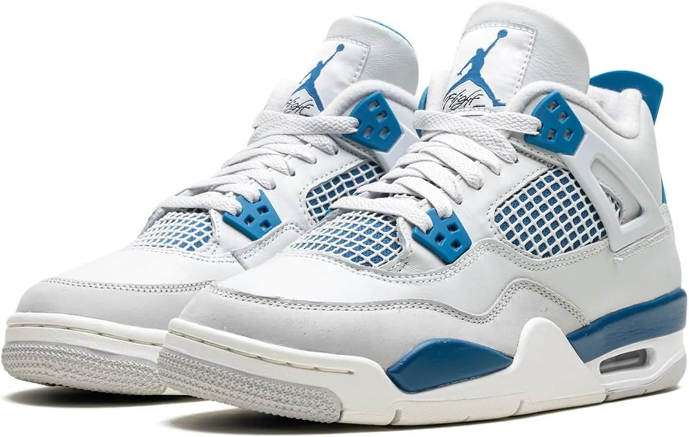Jordan Big Kid's 4 Retro Off White/Military Blue (HF4281 141)