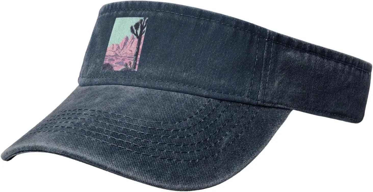 Joshua Tree in The Remote and Rugged Desert Landscape of Gold Butte National Monument Clark County Nevada Sun Visor Hats for Women Men Adjustable Sports Sun Hats Golf Cap