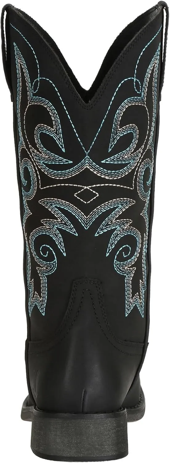 J's.o.l.e Womens Western Square Toe Cowgirl Cowboy Boots Mid Calf