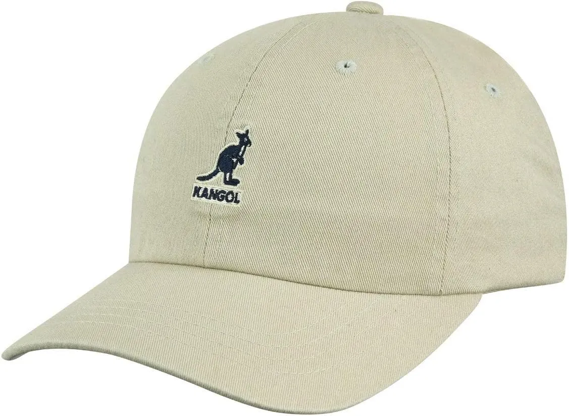 Kangol Washed Baseball Hat - Papaya Milk / 1SFM Baseball & Sport Caps One Size Fits Most