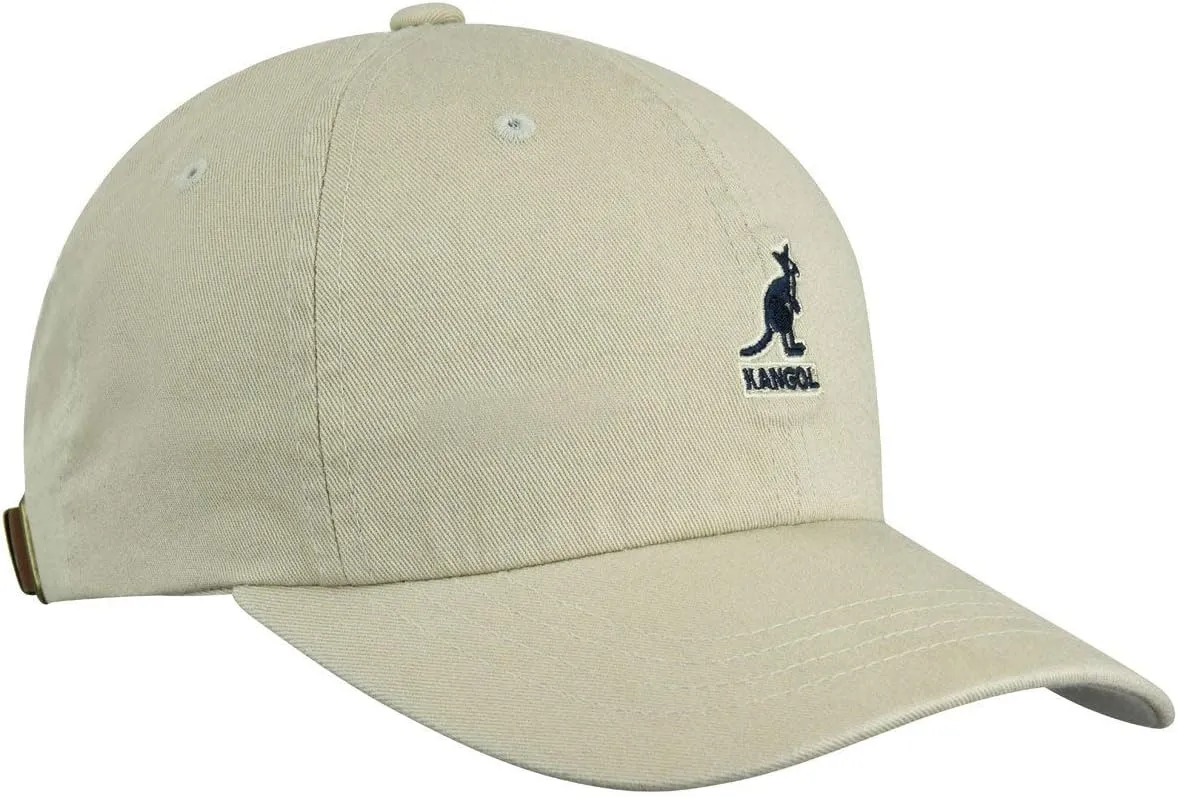 Kangol Washed Baseball Hat - Papaya Milk / 1SFM Baseball & Sport Caps One Size Fits Most